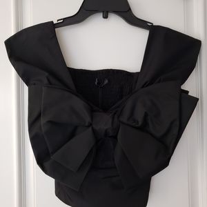 Zara Bow Poplin shirt